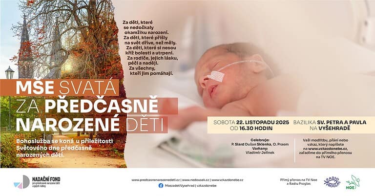 Mše Svatá za předčasně narozené děti 2025